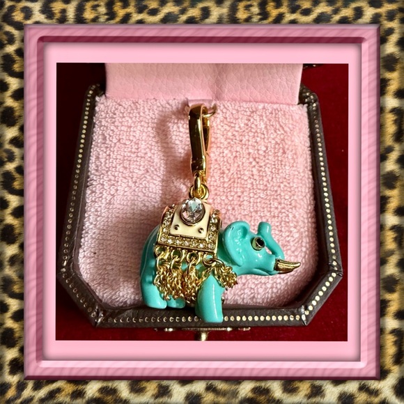 👑✅PRICE FIRM✅ Juicy Couture Turquoise Elephant Charm.